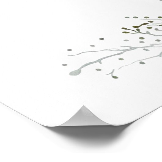 Aangepaste Welkom Trouwteken Poster (Hoek)