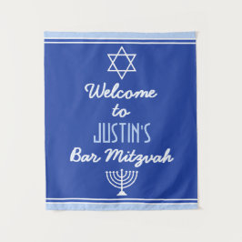 Aangepaste welkom voor Bar Mitzvah Wandkleed