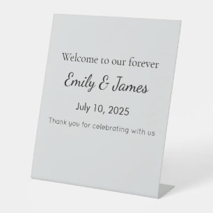 Aangepaste welkomstbord voor baby shower reclamebord met voetstuk