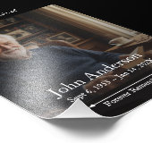 Aangepaste welkomstbordposter met foto voor herden afdruk (Hoek)