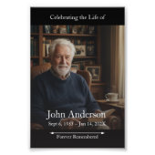 Aangepaste welkomstbordposter met foto voor herden afdruk (Voorkant)