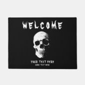 Aangepaste Welkomsttekst Enge Angst Horror Hallowe Deurmat (Voorkant)