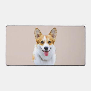 Aangepaste Welsh Corgi Dog gepersonaliseerde teken Bureaumat