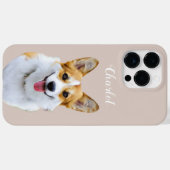 Aangepaste Welsh Corgi Dog gepersonaliseerde teken Case-Mate iPhone Case (Achterkant (horizontaal))