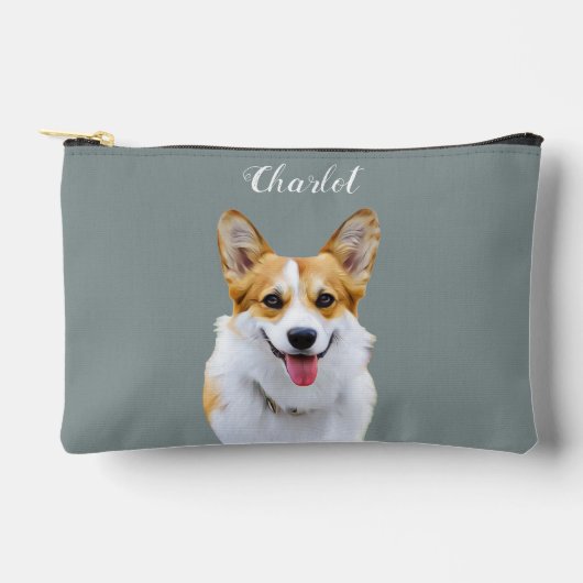 Aangepaste Welsh Corgi Dog gepersonaliseerde teken Etui (Voorkant)