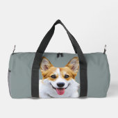 Aangepaste Welsh Corgi Dog gepersonaliseerde teken Plunjezak (Achterkant)