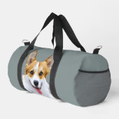 Aangepaste Welsh Corgi Dog gepersonaliseerde teken Plunjezak (Rechterhoek)