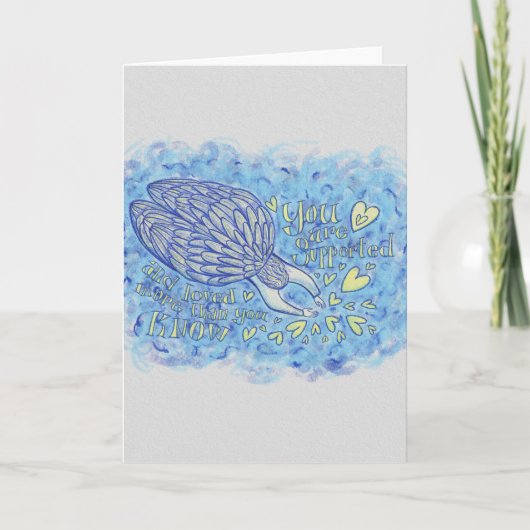Aangepaste Wenskaarten voor support van Archangel  Feestdagen Kaart (Voorkant)