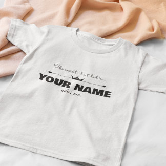 Aangepaste Wereld Beste Papa T-Shirt