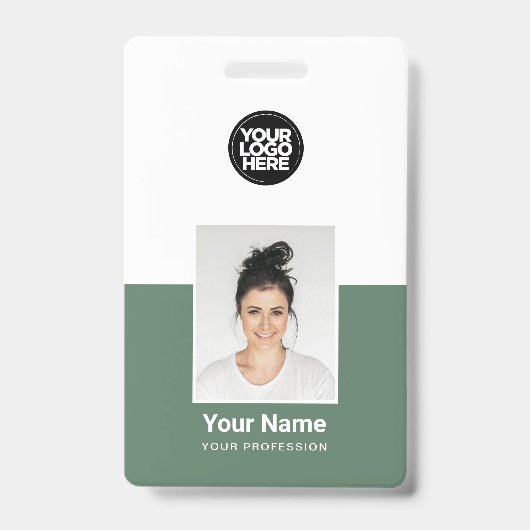 Aangepaste werknemer foto bedrijf beveiligings-ID  Badge (Voorzijde)