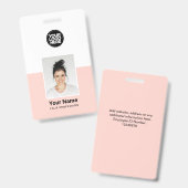 Aangepaste werknemer foto bedrijf beveiligings-ID  Badge (Voor- en achterkant)
