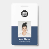 Aangepaste werknemer foto bedrijf beveiligings-ID  Badge (Voorzijde)