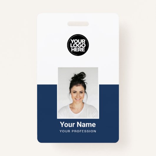 Aangepaste werknemer foto bedrijf beveiligings-ID  Badge (Voorkant)