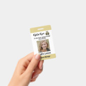 Aangepaste werknemer Foto-ID Badge (Handheld)