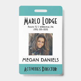 Aangepaste Werknemer Foto ID Badge