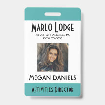 Aangepaste werknemer Foto-ID