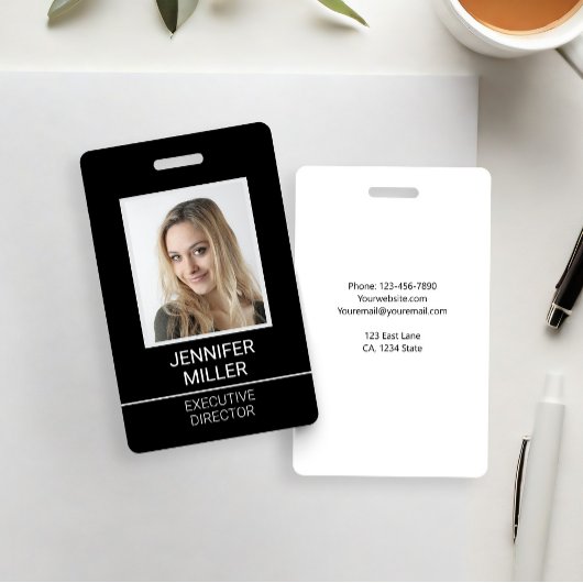 Aangepaste Werknemer Foto ID Beveiliging Badge