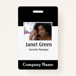 Aangepaste werknemer Foto ID Company Security Badge