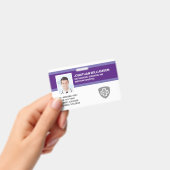 Aangepaste werknemer Foto-ID, streepjescode en Log Badge (Handheld)