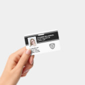 Aangepaste werknemer Foto-ID, streepjescode en Log Badge (Handheld)