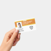 Aangepaste werknemer Foto-ID, streepjescode en Log Badge (Handheld)