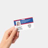 Aangepaste werknemer Foto-ID, streepjescode en Log Badge (Handheld)