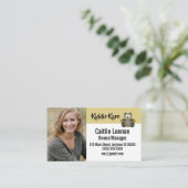 Aangepaste werknemer Foto-ID Visitekaartje (Staand voorkant)