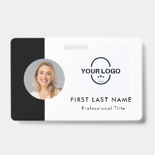 Aangepaste werknemer - Foto, Logo, naamplaatje Badge