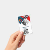 Aangepaste werknemer - Foto, streepjescode, Logo,  Badge (Handheld)