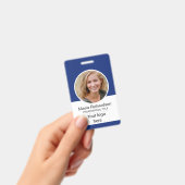 Aangepaste werknemer, foto, streepjescode, Logo, n Badge (Handheld)