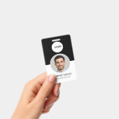 Aangepaste werknemer ID-badge met foto en barcode Badge (Handheld)