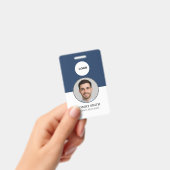 Aangepaste werknemer ID-badge met foto en barcode Badge (Handheld)