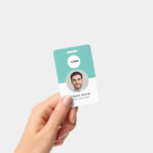 Aangepaste werknemer ID-badge met foto en barcode Badge (Handheld)