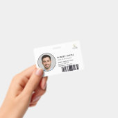 Aangepaste werknemer ID-badge met foto en barcode Badge (Handheld)