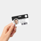 Aangepaste werknemer ID-badge met foto en barcode Badge (Handheld)