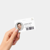 Aangepaste werknemer ID-badge met foto en barcode Badge (Handheld)