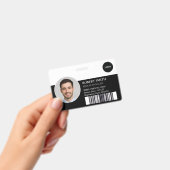 Aangepaste werknemer ID-badge met foto en barcode Badge (Handheld)