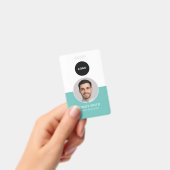 Aangepaste werknemer ID-badge met foto en barcode Badge (Handheld)