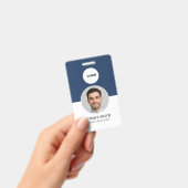 Aangepaste werknemer ID-badge met foto en barcode Badge (Handheld)