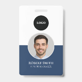 Aangepaste werknemer ID-badge met foto en barcode Badge