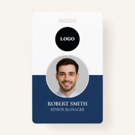Aangepaste werknemer ID-badge met foto en barcode Badge