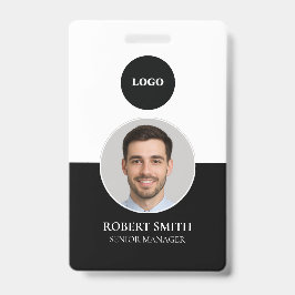 Aangepaste werknemer ID-badge met foto en barcode Badge