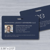 Aangepaste werknemer-ID-foto Badge