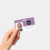 Aangepaste Werknemer - Logo, Foto, Barcode, Naam I Badge (Handheld)