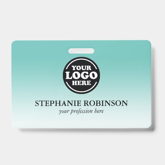 Aangepaste Werknemer, Logo Naambadge | Aangepaste Badge (Voorzijde)