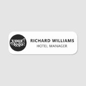 Aangepaste werknemer Magnetische of veiligheid Pin Naamplaatje (Voorkant)