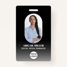 Aangepaste werknemers foto gradiënt boogkaart