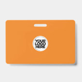 Aangepaste Werknemersfoto, Barcode, Logo, Naam Badge (Achterkant)