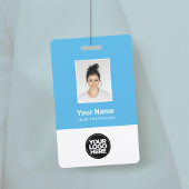 Aangepaste Werknemersfoto, Barcode, Logo, Naam Badge