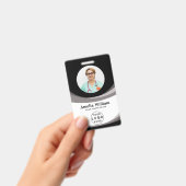 Aangepaste Werknemersfoto, Barcode, Logo, Naam Badge (Handheld)